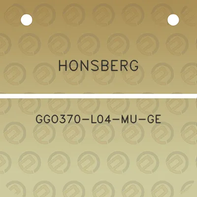 honsberg-ggo370-l04-mu-ge