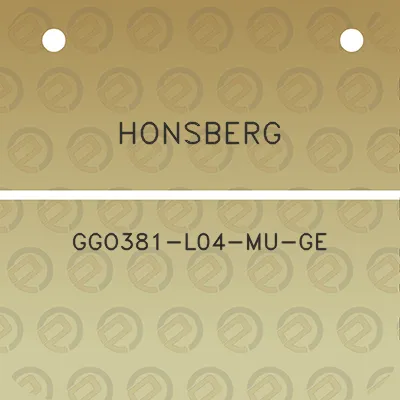 honsberg-ggo381-l04-mu-ge