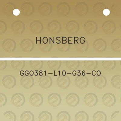 honsberg-ggo381-l10-g36-co