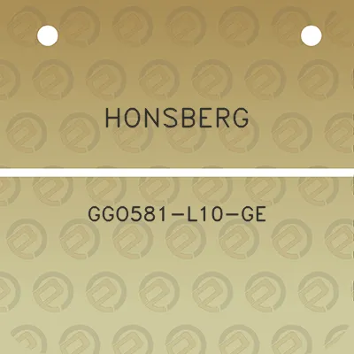 honsberg-ggo581-l10-ge