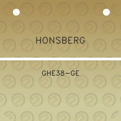 honsberg-ghe38-ge