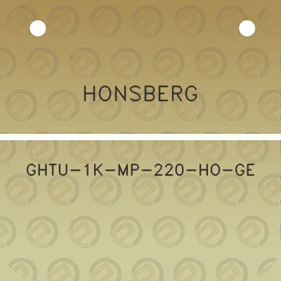 honsberg-ghtu-1k-mp-220-ho-ge