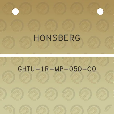 honsberg-ghtu-1r-mp-050-co