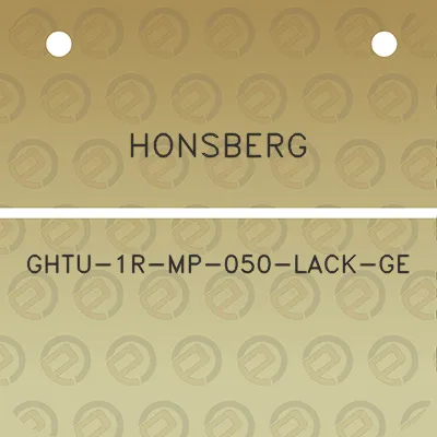 honsberg-ghtu-1r-mp-050-lack-ge