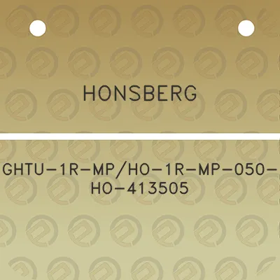 honsberg-ghtu-1r-mpho-1r-mp-050-ho-413505