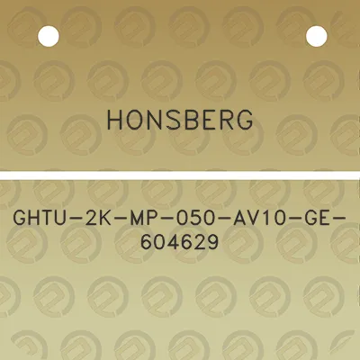 honsberg-ghtu-2k-mp-050-av10-ge-604629