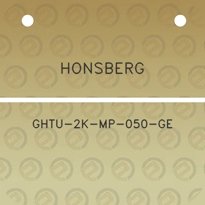 honsberg-ghtu-2k-mp-050-ge