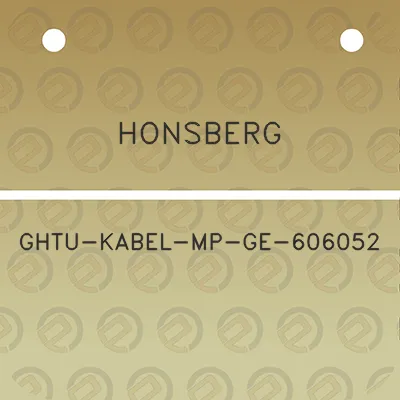 honsberg-ghtu-kabel-mp-ge-606052