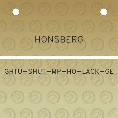 honsberg-ghtu-shut-mp-ho-lack-ge