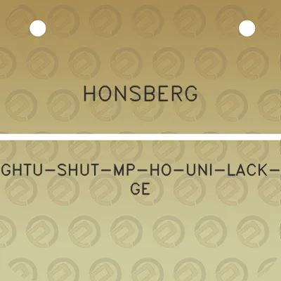 honsberg-ghtu-shut-mp-ho-uni-lack-ge