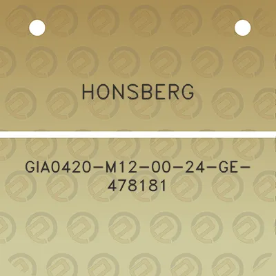 honsberg-gia0420-m12-00-24-ge-478181