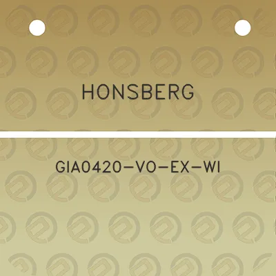 honsberg-gia0420-vo-ex-wi