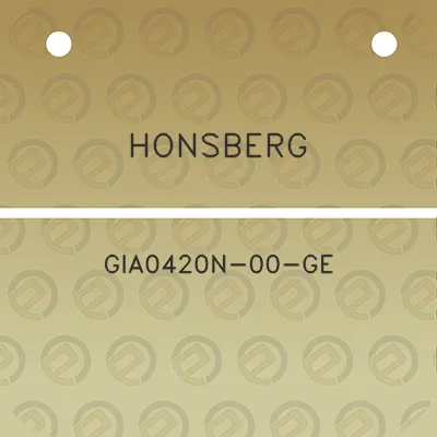 honsberg-gia0420n-00-ge