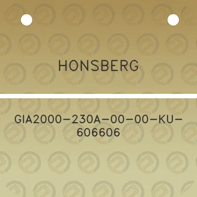 honsberg-gia2000-230a-00-00-ku-606606