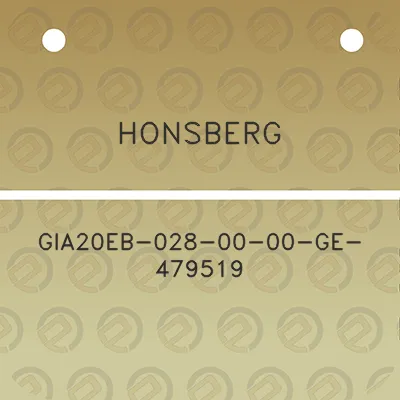 honsberg-gia20eb-028-00-00-ge-479519