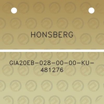 honsberg-gia20eb-028-00-00-ku-481276