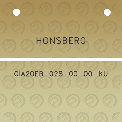 honsberg-gia20eb-028-00-00-ku