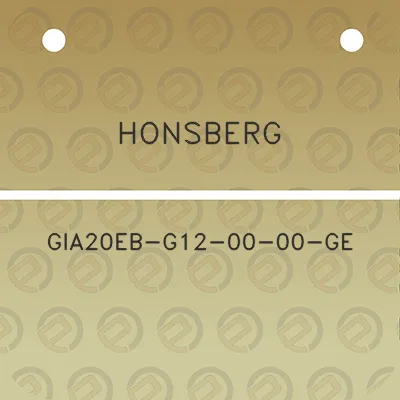 honsberg-gia20eb-g12-00-00-ge