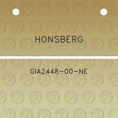 honsberg-gia2448-00-ne