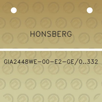 honsberg-gia2448we-00-e2-ge0332