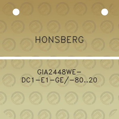 honsberg-gia2448we-dc1-e1-ge-8020