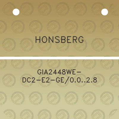 honsberg-gia2448we-dc2-e2-ge0028