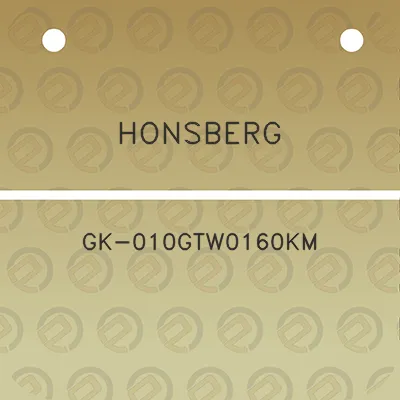 honsberg-gk-010gtw0160km