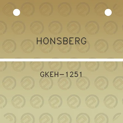 honsberg-gkeh-1251