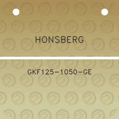 honsberg-gkf125-1050-ge