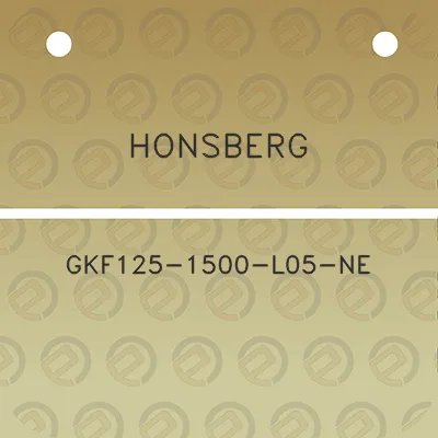 honsberg-gkf125-1500-l05-ne