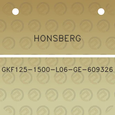 honsberg-gkf125-1500-l06-ge-609326