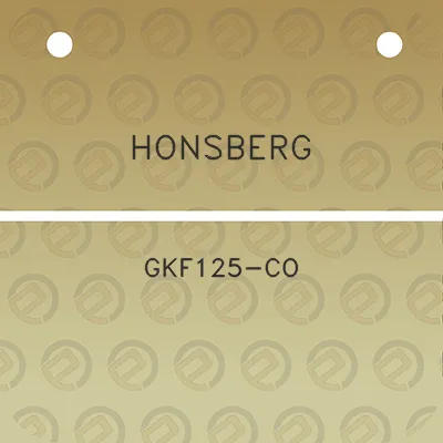 honsberg-gkf125-co