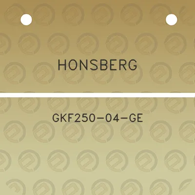 honsberg-gkf250-04-ge