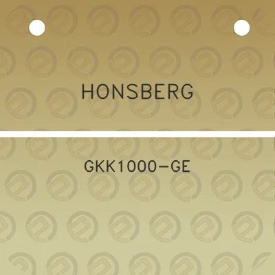 honsberg-gkk1000-ge