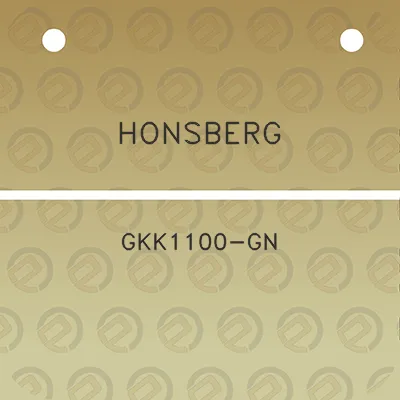 honsberg-gkk1100-gn