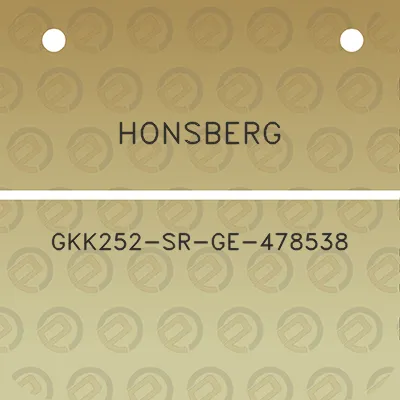 honsberg-gkk252-sr-ge-478538