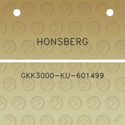 honsberg-gkk3000-ku-601499