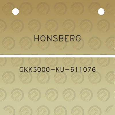 honsberg-gkk3000-ku-611076