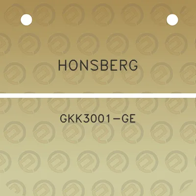 honsberg-gkk3001-ge