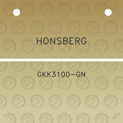 honsberg-gkk3100-gn