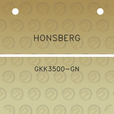 honsberg-gkk3500-gn