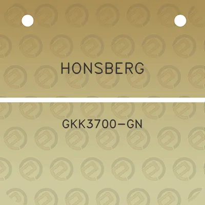 honsberg-gkk3700-gn