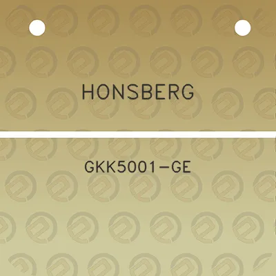 honsberg-gkk5001-ge