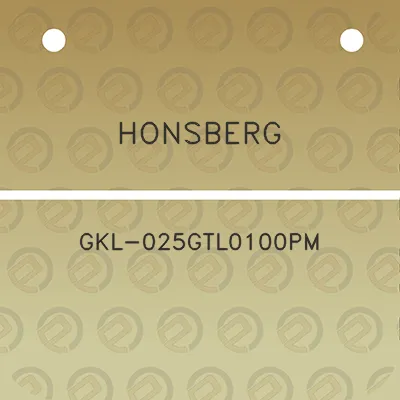 honsberg-gkl-025gtl0100pm