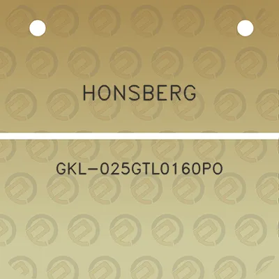 honsberg-gkl-025gtl0160po