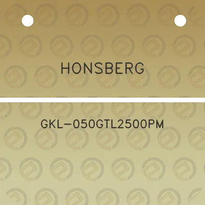 honsberg-gkl-050gtl2500pm