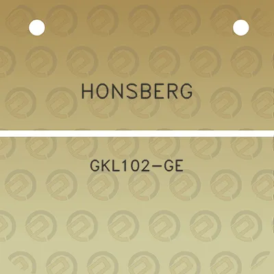 honsberg-gkl102-ge