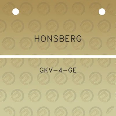 honsberg-gkv-4-ge