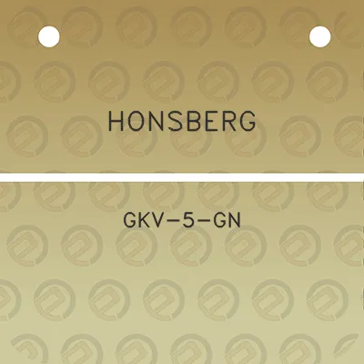 honsberg-gkv-5-gn