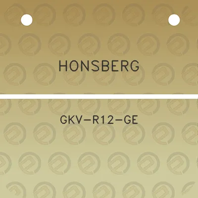 honsberg-gkv-r12-ge